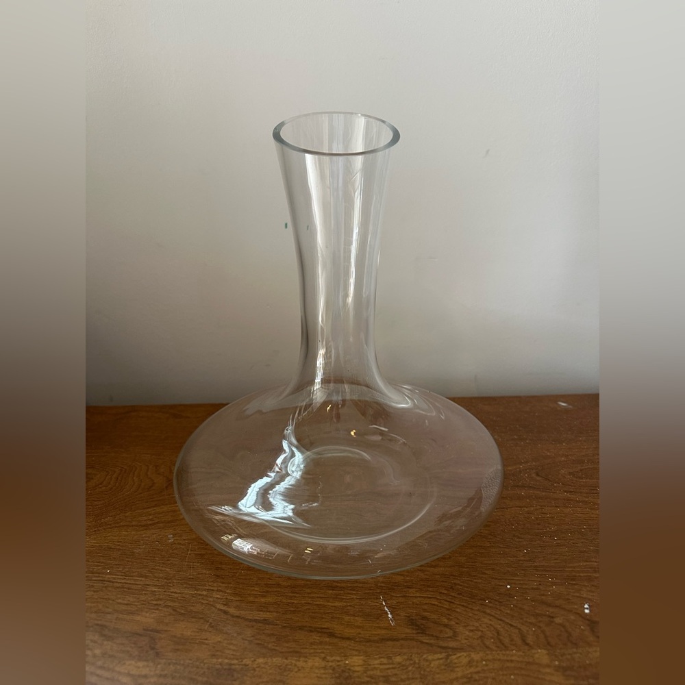 Zulay Kitchen Crystal Red White Wine Decanter Aerator Carafe Glass Vase